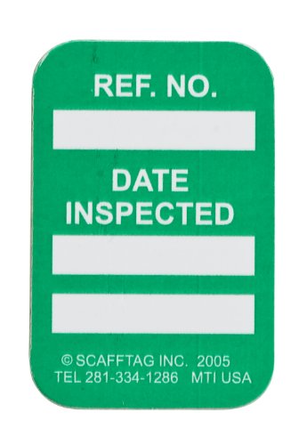 Inserts Microtag Brady pour l'affichage des dates d'inspection de sécurité