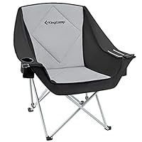 EMERIT LS001-BK – Chaise De Camping Double Surdimensionnée
