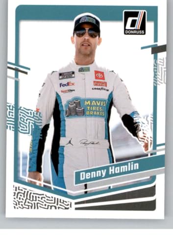 2024 Donruss #15 Denny Hamlin Official NASCAR Trading Card in Raw (NM or Better) Condition