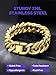 Richsteel Miami Cuban Link Chain Bracelet Mens Fashion Jewelry