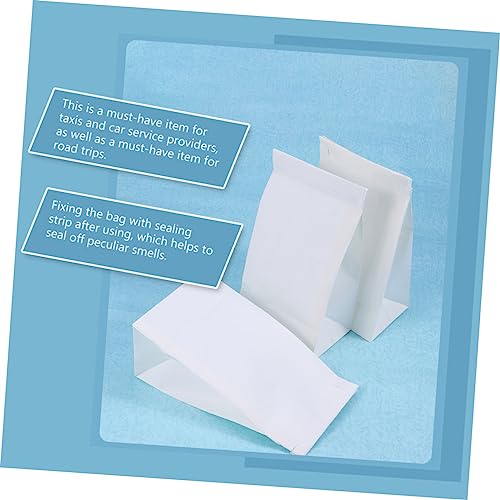 PRETYZOOM 90 Peças Saco De Vômito Carro De Criança Carro Infantil Saco De Lixo Para Carro Avião Para