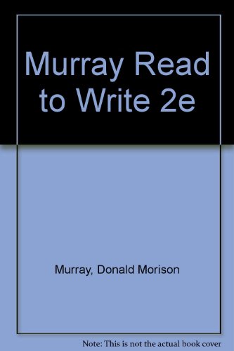 Read to Write: A Writing Process Reader 003030797X Book Cover