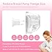 Flange Inserts 13/15/17/19/21mm for 24mm Flange/Shield of Most Pumps Compatible with Momcozy, KISSBOBO, Lansinoh, Elvie, Willow go, Spectra, Medela Freestyle Flex, Pump Shields（10PCS）