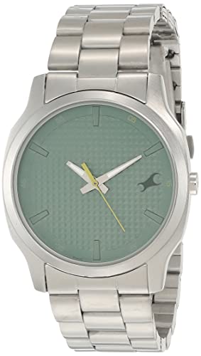 Fastrack Casual Analog Green Dial Men's Watch-3255SM02/NR3255SM02