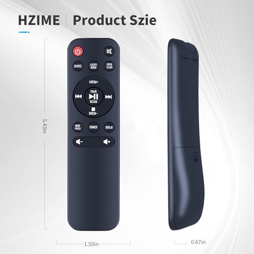 HZIME New Replacement Remote Control Compatible for AIWA Exos Home Speaker, Premium 30W RMS Sound System AI6006
