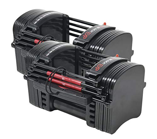 Powerblock Exp Adjustable Dumbbells, Sold In Pairs, Stage 1, 5-50 Lb. Dumbbells, Durable Steel Build, Innovative Workout Equipment, All-In-One Dumbbells, Expandable With Expansion Kits #TOP3