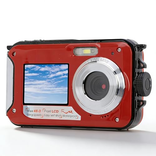 Caméra sous-marine pour plongée HD 2,7 K appareil photo étanche 48 MP