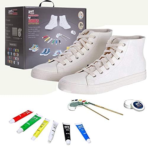 mY DESIGN DIY Painting Shoes for Adult 6 Matching Painting Colors - Made in USA (9 M / 10.5 W)