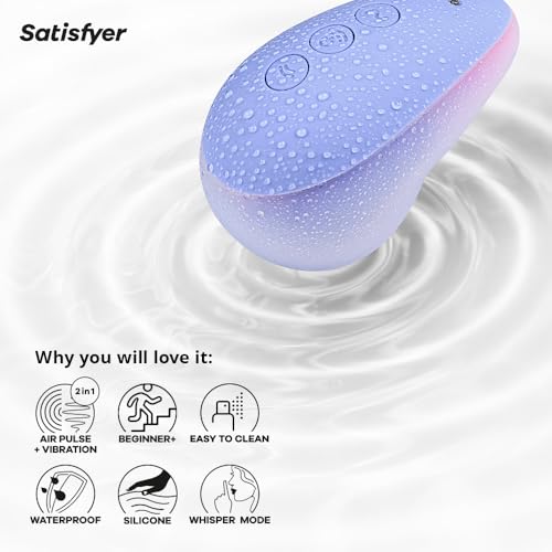 Satisfyer Pixie Dust（サティスファイヤー ピクシーダスト） グラデーションが美しい吸引バイブ クリトリス 吸引 吸うやつ 女性用 朝焼け 多層シリコン 柔軟でなめらかな感触 11段階の吸引レベル 12種類の振動モード 雲モチーフ 大人のおもちゃ ラブグッズ - 画像4