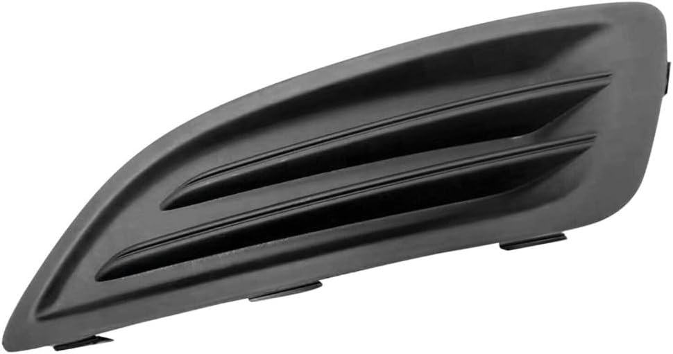 Fog Light Cover For 2014-2019 Ford Fiesta Titanium & S/Se - Left Driver Side, Textured Black Abs Plastic, Direct Fit Replacement For D2bz15266aa, 15266-Ba, 15a222