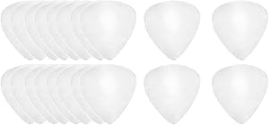 Amazon _ Dickly 20xステンレスギターピック0.3mm薄さにエギターベース、耐久性, 三角 _ ピック _ 楽器・音響機器