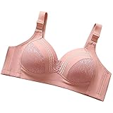 French Maid Lingerie Summer 2024 Sujetadores deportivos sexis de realce para Mujer anillos de Acero Chaleco Yoga lencería ropa Interior corpiño Hot Pink Medium
