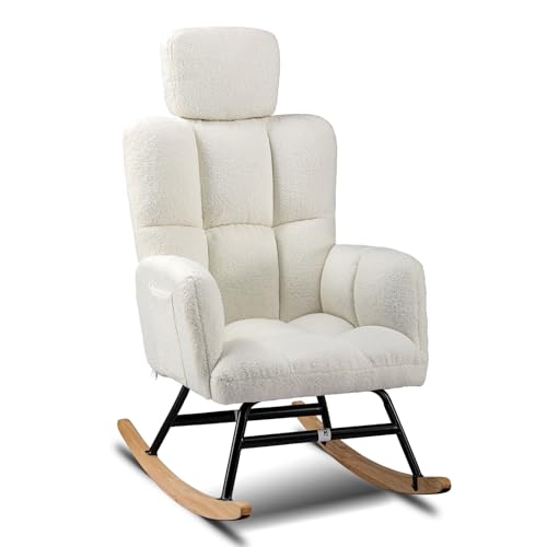 COMHOMA Mecedora sillón de relax con reposabrazos