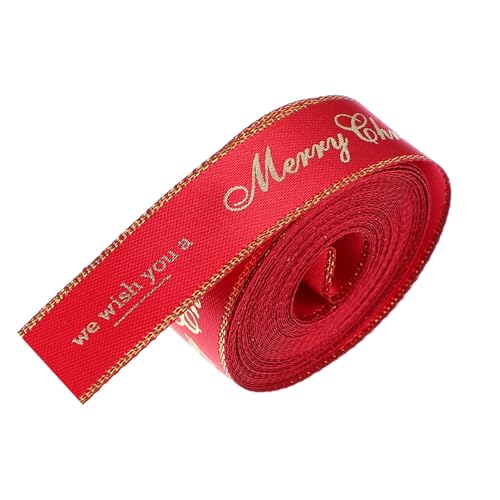 minkissy Holiday Craft Ribbon for Wrapping and Decoration Soft Christmas Tree Decorative Ribbon Yards for Presents DIY Crafts and Festive Occasions