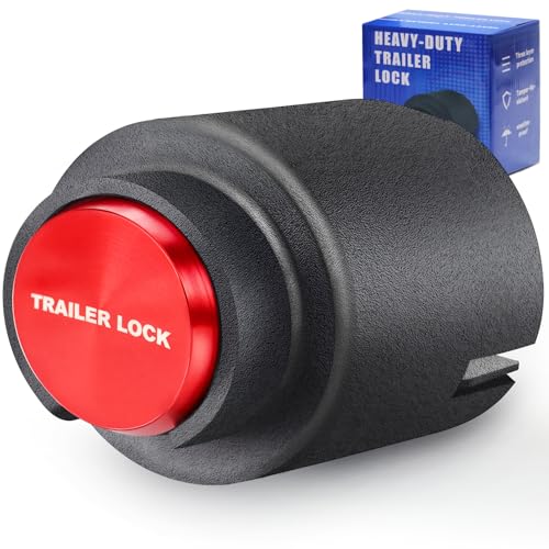 Heavy-Duty Trailer Tongue Lock with Anti-Theft Design