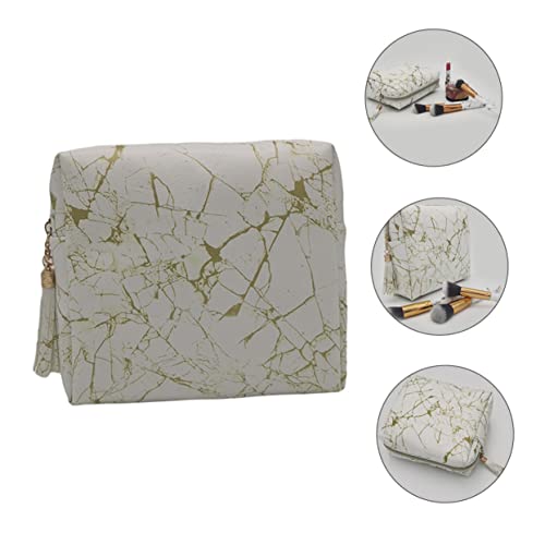 PACKOVE Bolsa Cosmética De Mármore Recipientes De Viagem Cosméticos Recipientes De Cosméticos De Via