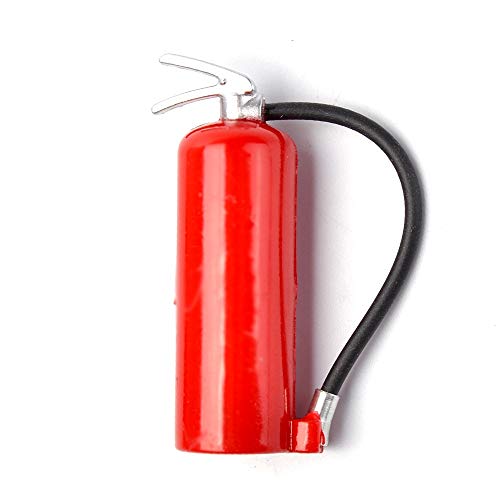 Gooaction 1/10 Scale Rc Crawler Car Accessory Simulation Mini Fire Extinguisher With A Metal Base Assemblage And Decoration For D90 Rc Crawler Car,Red #TOP3