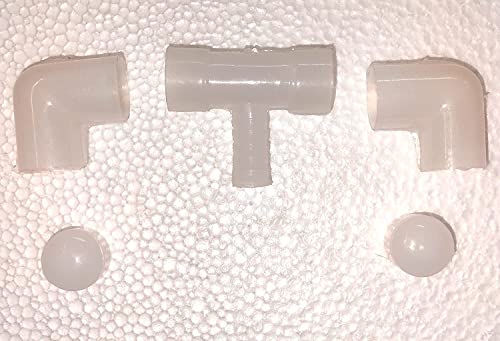 Water Cooler Distributor Splitter Suitable for Air Cooler Water Cooler Hose Pipe Coupler 4 Way Splitter (Water Splitter, Konia & End Cap)