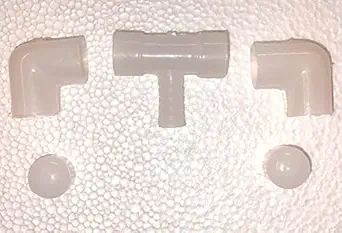 Water Cooler Distributor Splitter Suitable for Air Cooler Water Cooler Hose Pipe Coupler 4 Way Splitter (Water Splitter, Konia & End Cap)