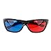Pixnor Children 3D Glasses Passive Circular Polarized Lens (Red + Blue)