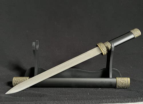 X-Asesino Chinese Short Sword, Mulan Cosplay Props, Black, 16.54 Inches #TOP4