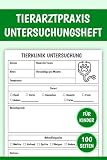 Kinderspiel Tierarztpraxis Untersuchungsheft: Tierärztliches Rollenspiel Notizbuch | Kinder Tierarzt Notizbuch | Kinder Fantasiespiel