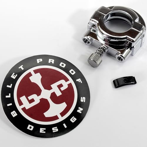 Chrome Dual Throttle Cable Housing Clamp/Collar for 1981-1995 Harley Big Twin FX/FL, Softail, Dyna, FXR, Tour/Road Glide, Electra/Wide Glide, Sportster - Replaces HD# 56392-77 & 56395-81