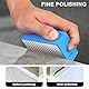 Jortmrd 4 Stück Diamant Handpolierpads, Diamant Schleifpad, Fliesen Schleifblöcke Polierpads, Glas-Schleifpads für Granit, Marmor, Keramik | Körnung 60# 100# 200# 400#