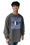 Blue 84 Dallas Mavericks NBA Officially Licensed Crewneck Sweatshirt Ringspun Bold Black, X-Large