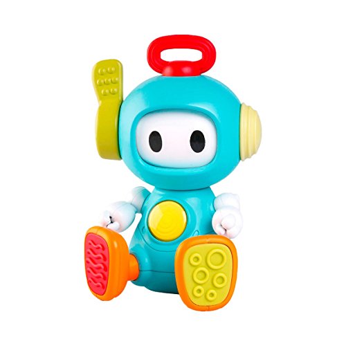 Infantino Sensory Elasto Robot, Fun Cause And Effect, Multi Textured