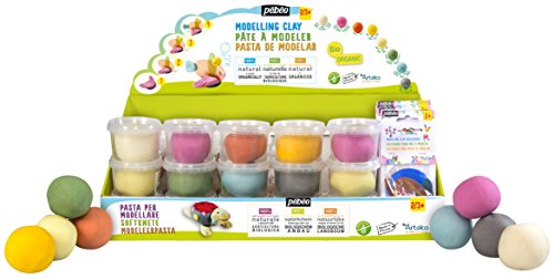 Set de arcilla Pebeo Pantalla con 45 botes de 100g y herramientas de moldeado 3