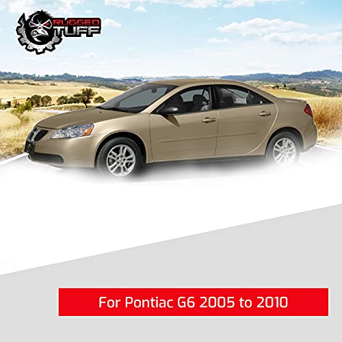 Exactafit 8167L Driver Side Mirror Glass Replacement Left Door Rear View Lens Compatible With Pontiac G6 2005 2006 2007 2008 2009 2010 Diagonal 7-7/8 Inch #TOP5
