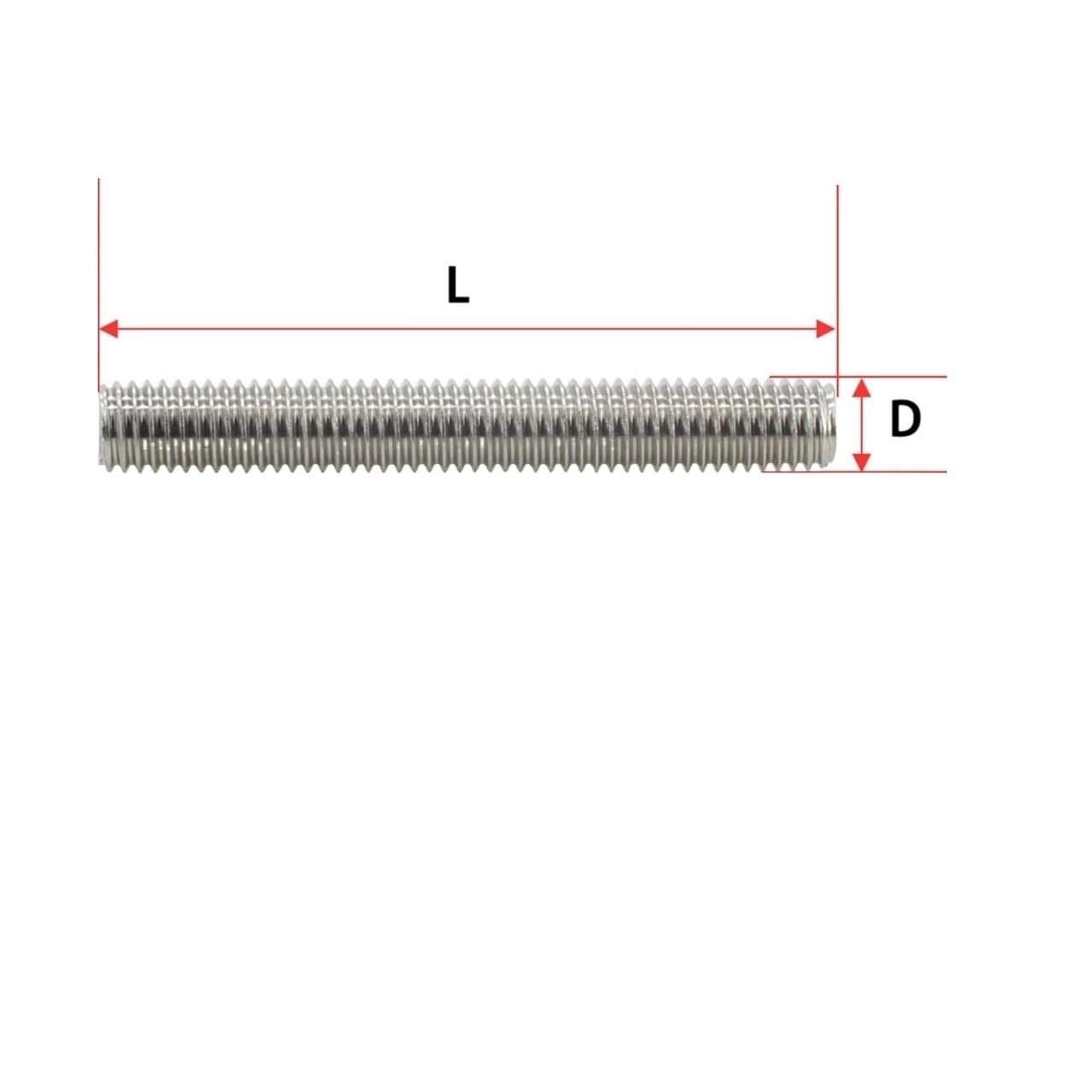 Threaded rods,Threaded Rod Steel Fully Threaded Rods Bar Studs Screw Rod Wire Screw Rod Length