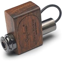 SAPHUE S2 Clip Pickup Transducer for Acoustic/Classic Guitar&Ukulele, Wood Case, 6.35 Jack