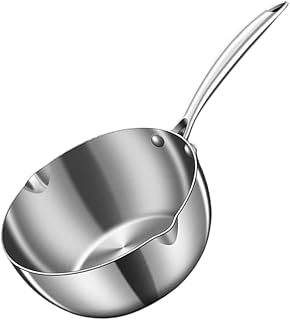 Multifuntional Kitchen Pots 304Stainless Steel Small Pots Saucepan Kitchen Cookwares Small Frying Pans for Cooking