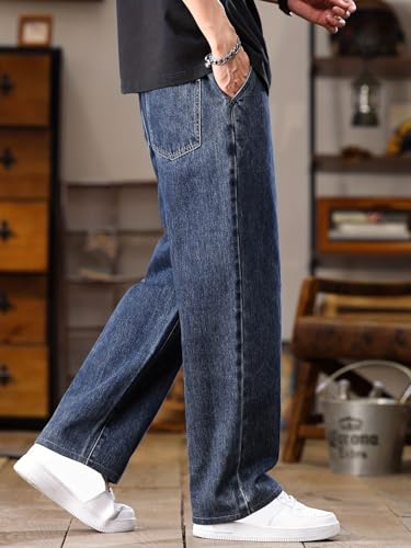 Image of Lymio Jeans for Men | Denim Jeans for Men | Baggy Loose Fit Pants (LU-66-69)