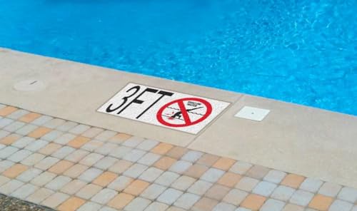 Marcadores Antideslizantes para Piscina 6x6 Pulgadas miniatura 6