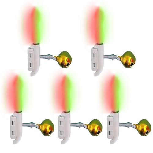 Mini Glow Sticks,Bombilla de alarma - Reutilizable LED Set De 5 Para Pesca Nocturna Actividades Al Aire Libre Y Deportes Al Aire Libre En Ambientes Con Baja Luz