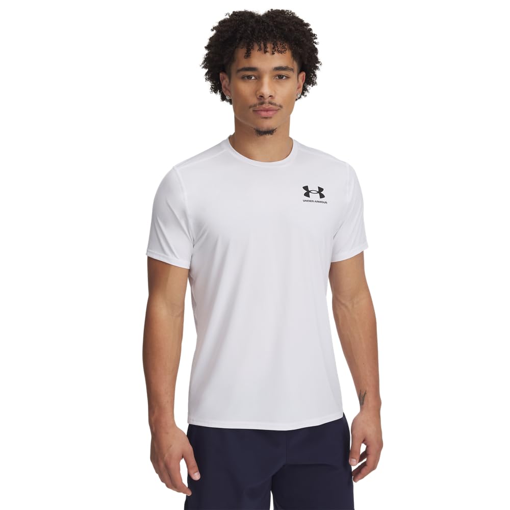 Under Armour UA HeatGear Fitted SS White