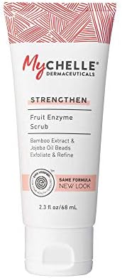 MyCHELLE Dermaceuticals Fruit Enzyme Scrub (2.3 Fl Oz) - Gentle Facial Scrub & Skin Cleanser with Concentrated Fruit-Infused Actives & Antioxidants - Cleanses & Strengthens Skin