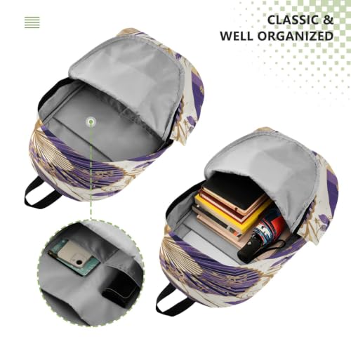 Sac à dos randonnée extérieure Art D'or portable violet léger