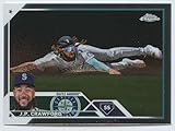 2023 Topps Chrome #156 J.P. Crawford Seattle Mariners MLB Baseball Trading Card