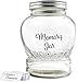 Darware Clear Glass Memory Jar, Family Keepsake Gift with 200 Write-On Tickets, Sharing Time Count Your Blessings Jar