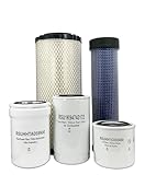 HERO Maintenance Filter Kit For Kubota SSV75 Skid Steer Loader Filters Compatible With OEM