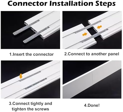 Customizable 4m White Curtain Pelmet Panel - Decorative Valance for Ceiling Mount, Aluminum Alloy Curtain Box, No Tracks Required, Stylish Home Décor Solution