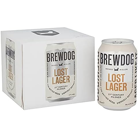 BrewDog Lost Lager Cans 33cl - Pack of 4 Cover