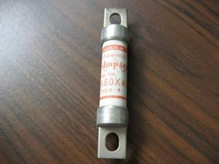 Mersen A60X40-4 Amp-Trap Form 101 Semiconductor Protection Fuse with Bolt-In Blade Mount, 600VAC, 100kA AC, 40 Ampere, 11/16
