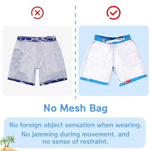 Image of Boys Swim Trunks Toddler Swim Shorts Boys Bathing Suit Kids Swimsuit-Quick Dry,for 3-12 Years