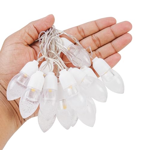 Image of Lexton Fairy 14 Vintage Bulb Shape LED String Light | 14 LED, Plug Sourced, 4 Meter Long | Suitable for Diwali, Birthday, Festival, Wedding, Party, Patio, Lawn, Restaurants (Pack of 1, Warm White)