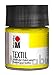 Produktbild Marabu 17160005020 - Textil Stoffmalfarbe zitron 50 ml, Stoffdruckfarbe auf Wasserbasis, für helle Stoffe, waschbeständig bis 60°C, weicher Griff, einfache Fixierung durch Bügeln o. Backofen